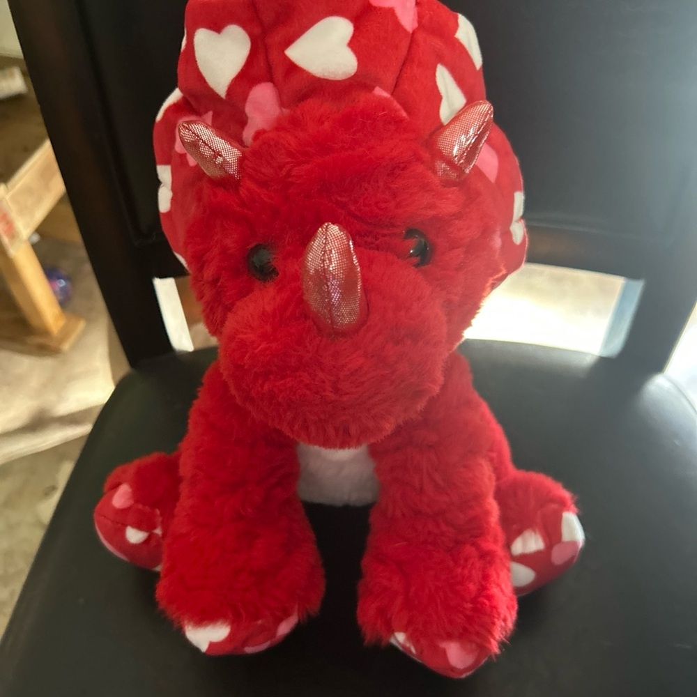 Red Heart Dinosaur Dinostar Plush Toy Valentine’s Day Present